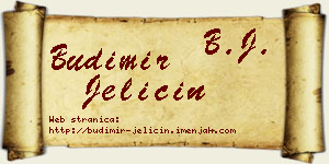 Budimir Jeličin vizit kartica